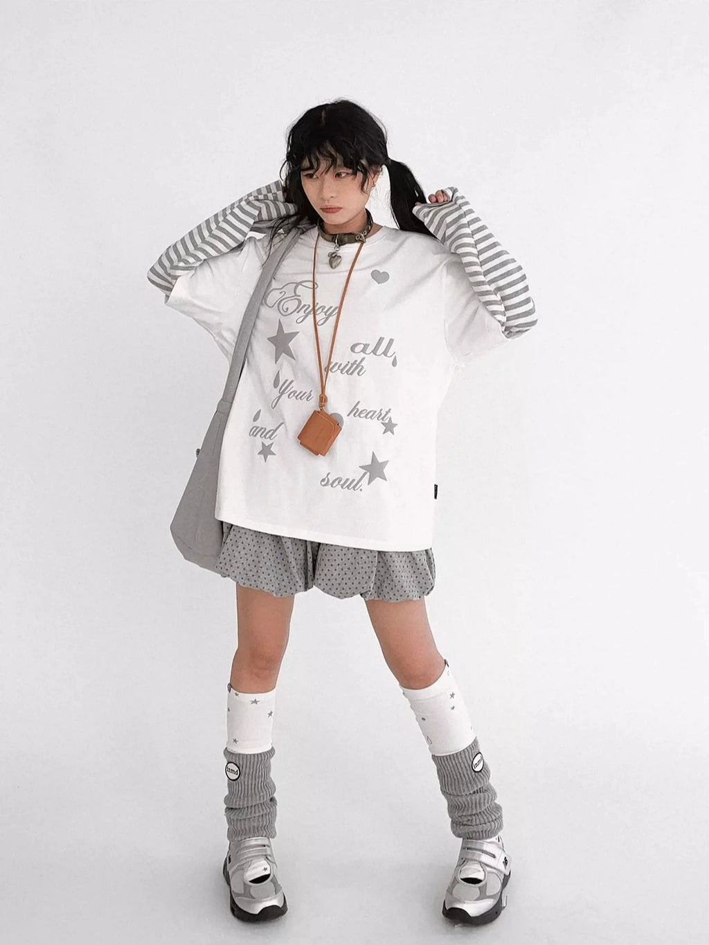 Heart Star Layered Tee OL2348