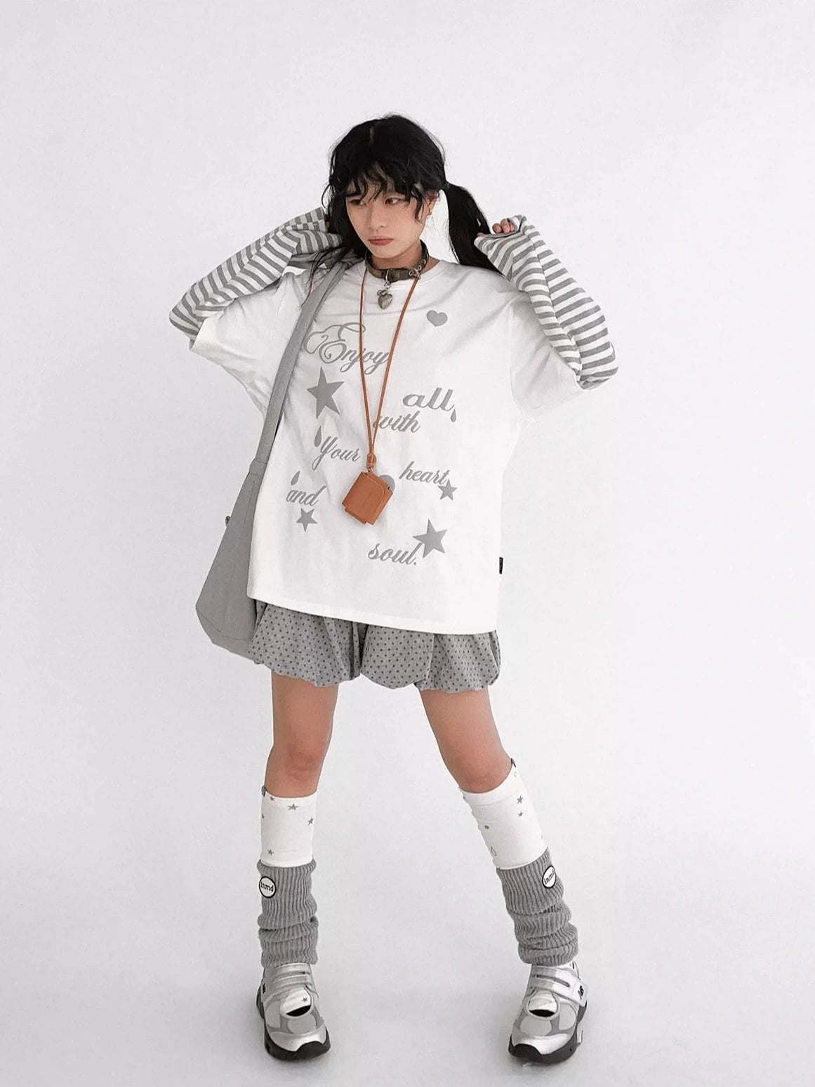 Heart Star Layered Tee OL2348
