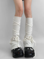 Lace Up Leg Warmers OLA014