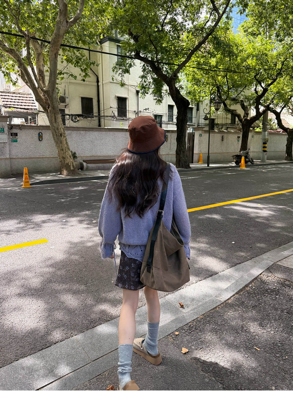 透かし編みドロストカーディガン ゆるシルエット