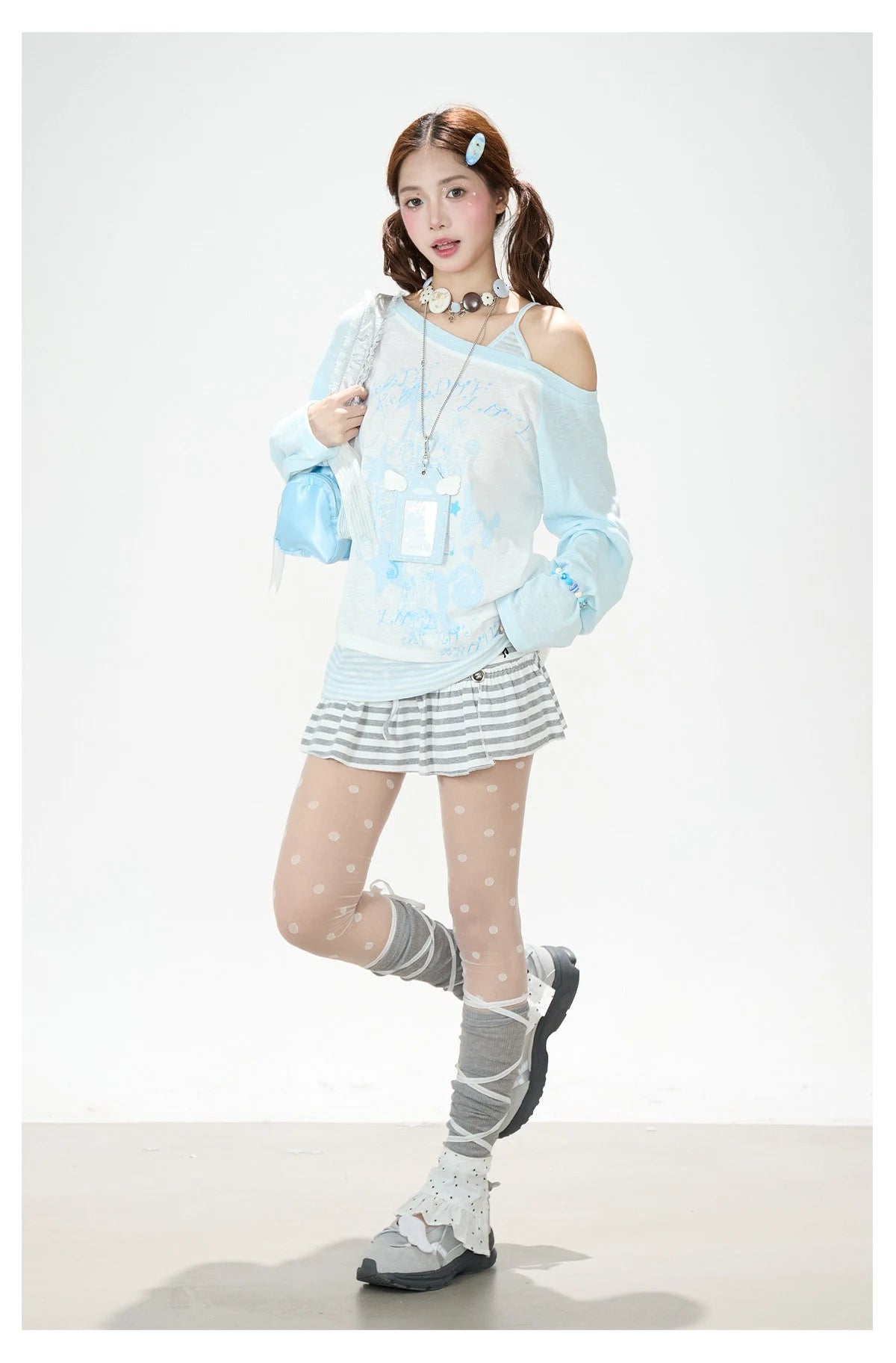 Soft Layer One Shoulder T-Shirt OL2365