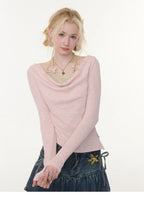 Layered Halter Asymmetry Slim Fit Top OL2263