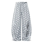 Allover Star Stripe Barrel Sweatpants OL2393
