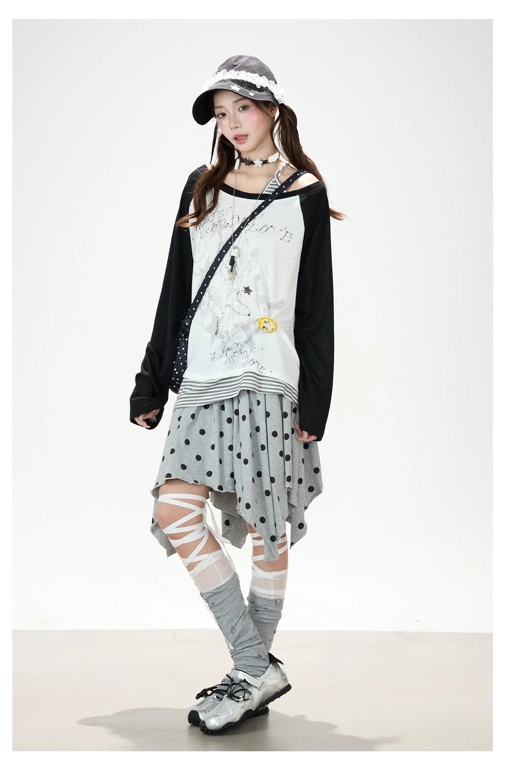 Soft Layer One Shoulder T-Shirt OL2365