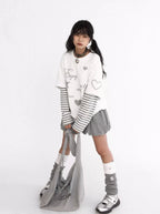 Heart Star Layered Tee OL2348