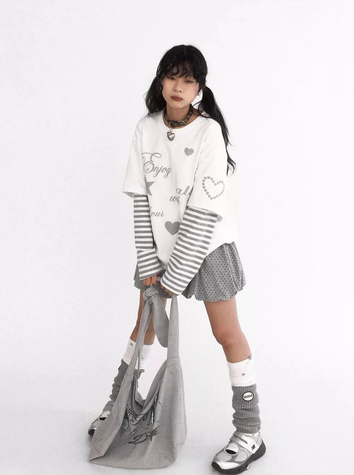 Heart Star Layered Tee OL2348