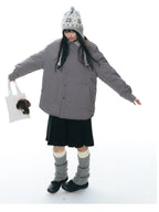 Color Block Button Leg Warmers OLA027