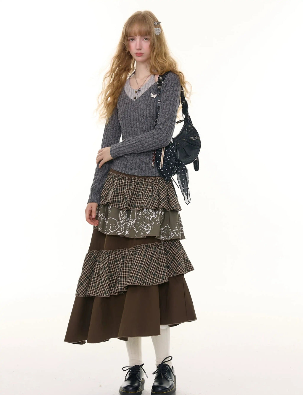 Halter Neck Slim Fit Long Sleeve Top OL2260