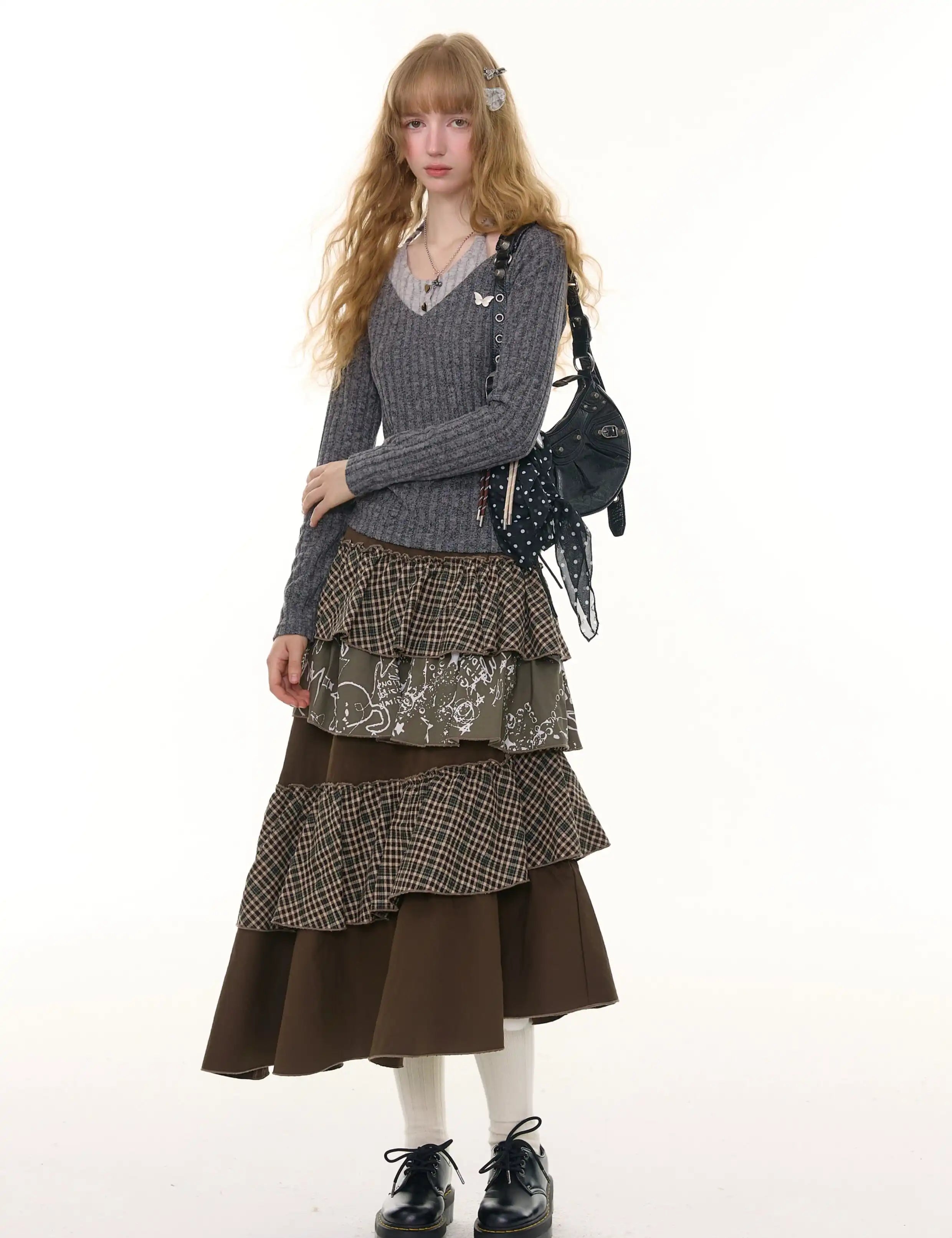 Halter Neck Slim Fit Long Sleeve Top OL2260