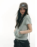 Y2K Bunny Hood Top OL2340