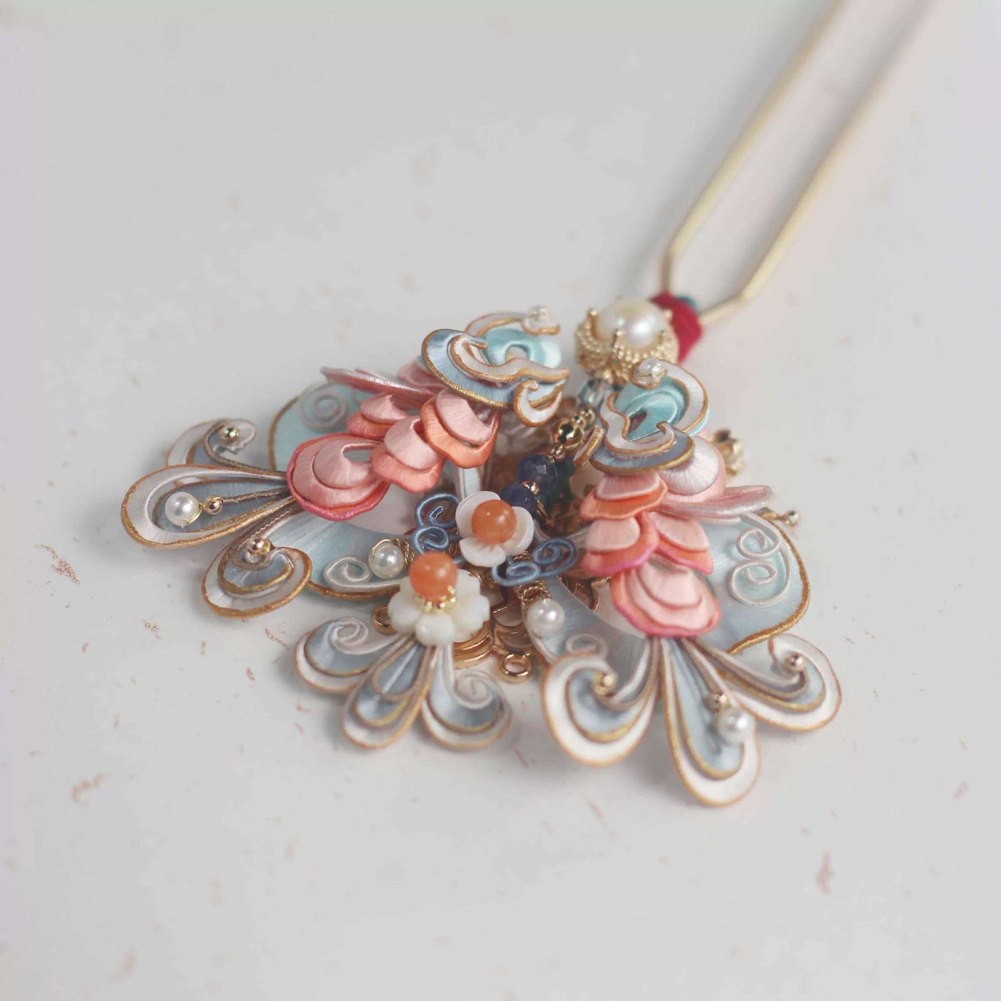 Pearl's Aquatic Ballet Chan Hua Hairpin