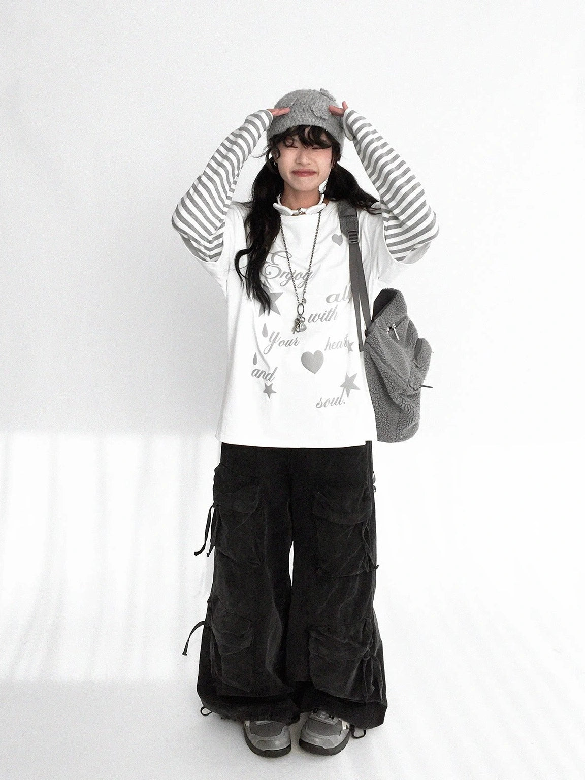 Heart Star Layered Tee OL2348