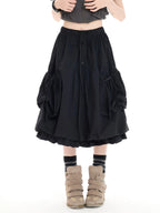Bow Tie Pocket Bubble Skirt OL2413