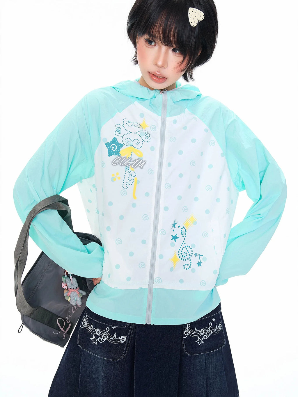 Melody Dot Hooded Jacket OL2371