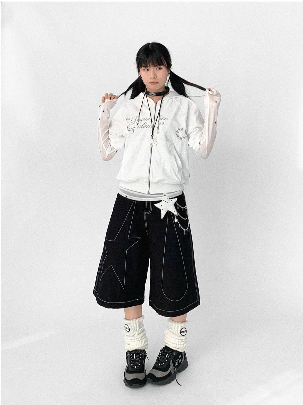 Vintage Logo Hooded Cardigan OL2372