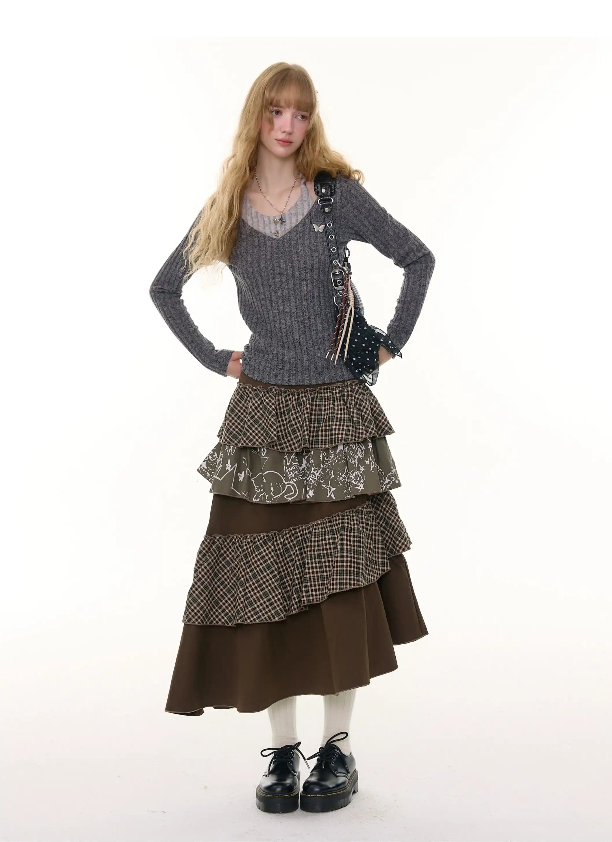 Halter Neck Slim Fit Long Sleeve Top OL2260