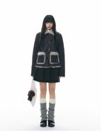 Color Block Button Leg Warmers OLA027