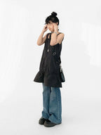 Ruffle Square Neck Dress OL2353