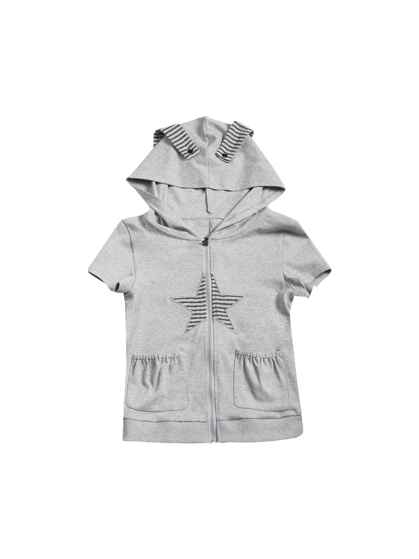Y2K Bunny Hood Top OL2340