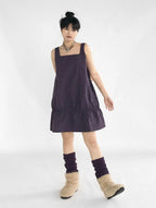Ruffle Square Neck Dress OL2353