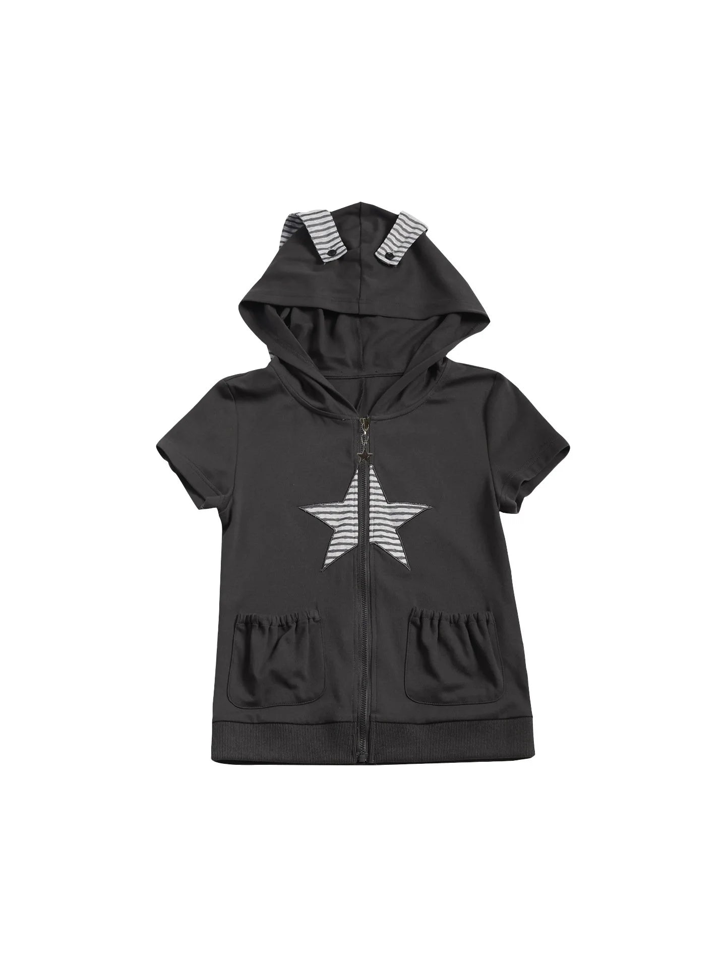 Y2K Bunny Hood Top OL2340