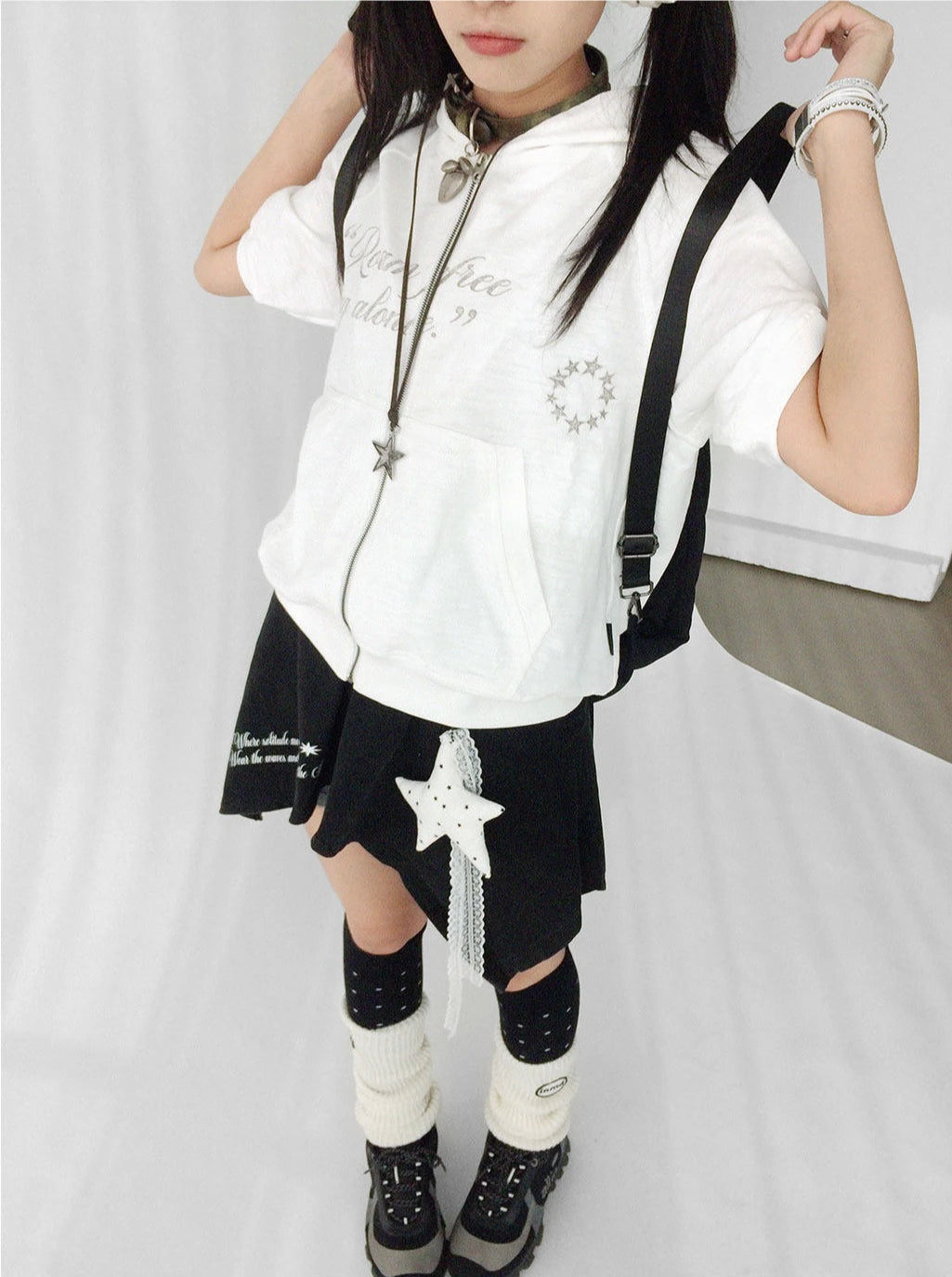 Vintage Logo Hooded Cardigan OL2372