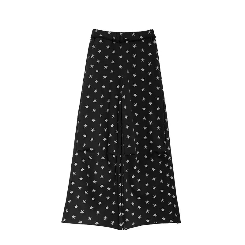 Star Fragment Wide Leg Sweatpants OL2351