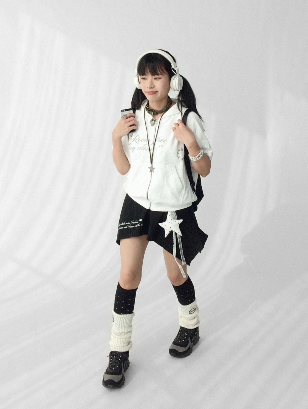 Vintage Logo Hooded Cardigan OL2372