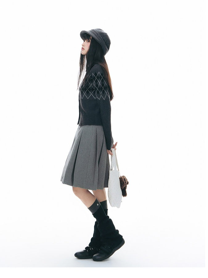 Color Block Button Leg Warmers OLA027