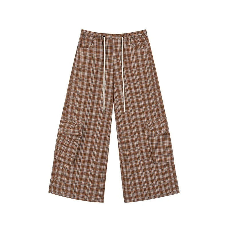 Drawstring Wide-Leg Cargo Pants OL2302