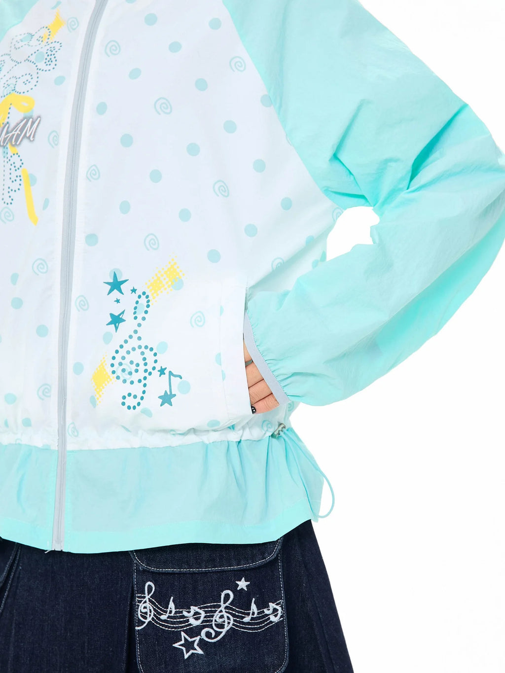 Melody Dot Hooded Jacket OL2371