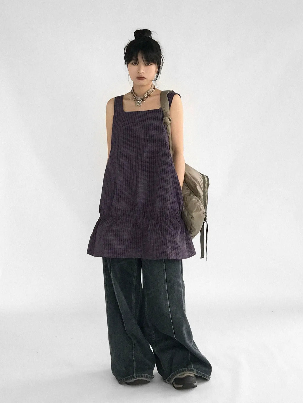 Ruffle Square Neck Dress OL2353