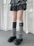 Cartoon Stripe Leg Warmers oliviroa オリヴィオラ