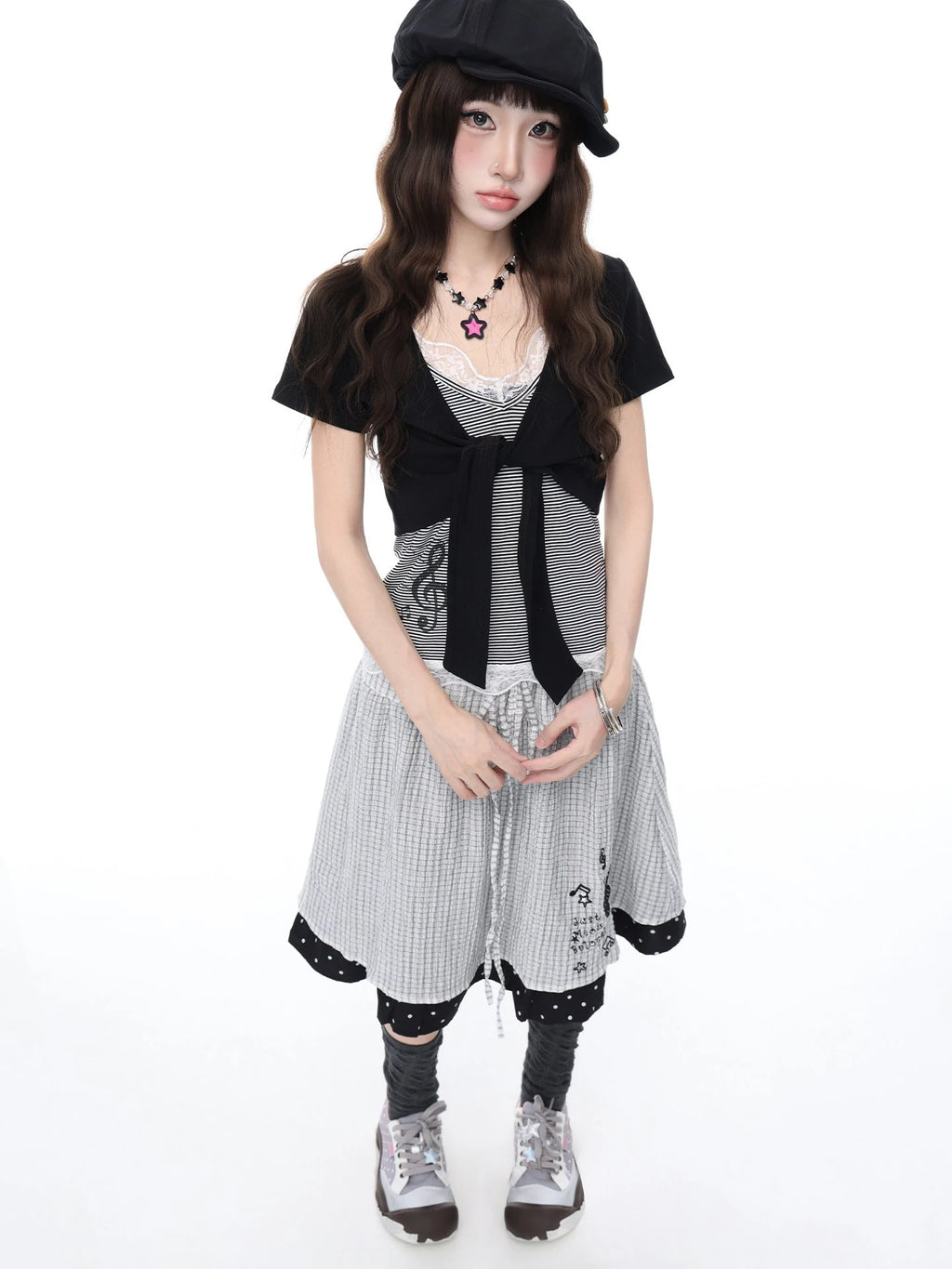 Lace Layered Cami Set oliviroa オリヴィオラ