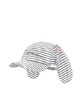 Striped Bunny Ear Flat Brim Cap oliviroa オリヴィオラ