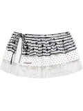 Star Tiered Lace Layering Skirt oliviroa オリヴィオラ