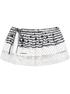 Star Tiered Lace Layering Skirt oliviroa オリヴィオラ