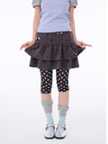 Star Cake Button Mini Skirt oliviroa オリヴィオラ