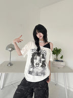 Vintage Off Shoulder Tee oliviroa オリヴィオラ