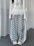 Allover Star Stripe Barrel Sweatpants oliviroa オリヴィオラ