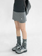 Polka Dot Layered Shorts oliviroa オリヴィオラ
