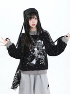 Stand Collar Zip Hoodie Jacket OL2417
