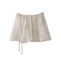 Asymmetric Lace Wrap Skirt oliviroa オリヴィオラ
