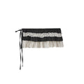 Plaid Lace Wrap Skirt OLA037