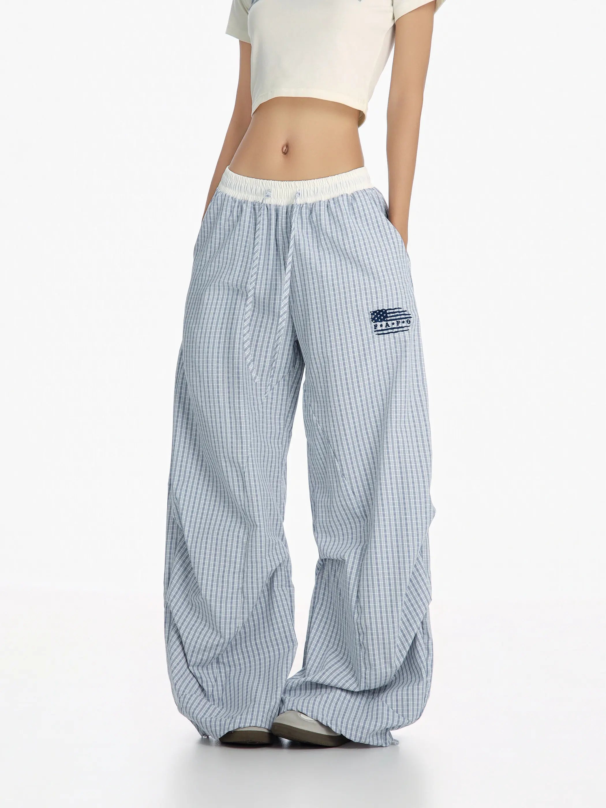 Vintage Stripe Wide Leg Pants oliviroa オリヴィオラ