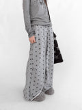 Star Fragment Wide Leg Sweatpants oliviroa オリヴィオラ