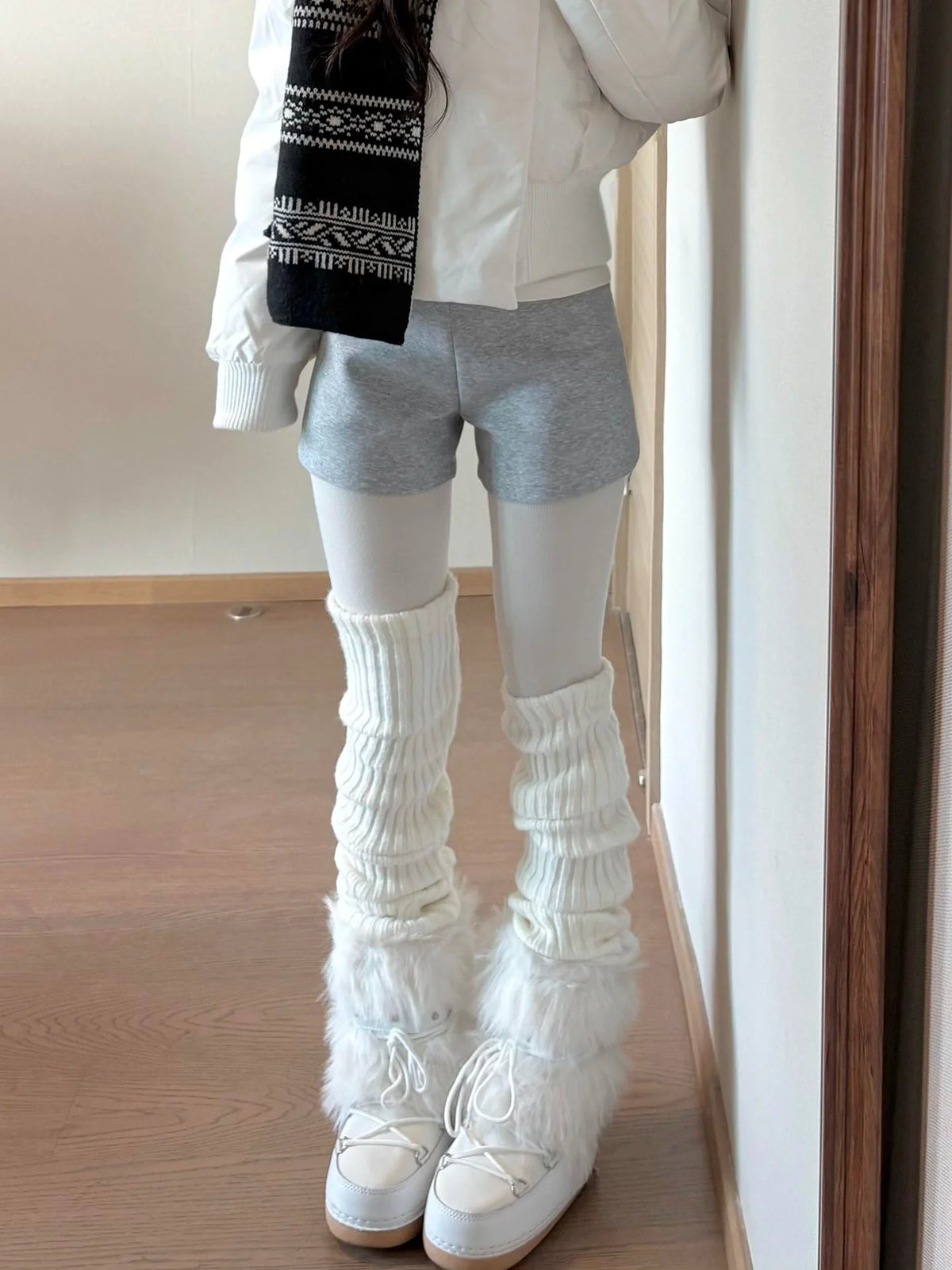 Faux Fur Platform Snow Boots OLA050