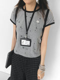 Star Drop Print Knit Tee oliviroa オリヴィオラ