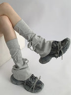 Lace Up Leg Warmers OLA014