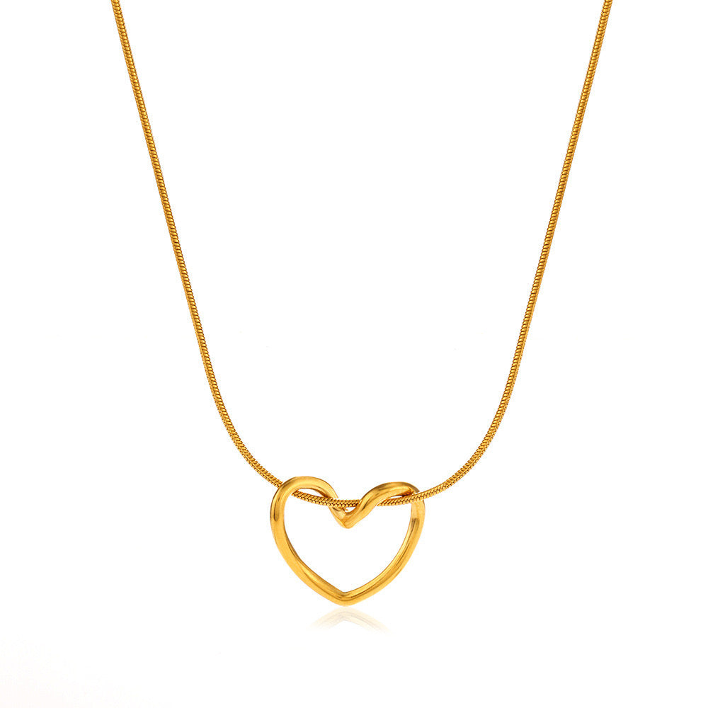 18k gold plated Heart Pendant